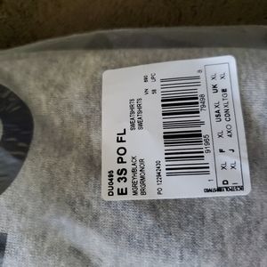 adidas Shirts | Xl Adidas Mens 3 Stripes Fleece Hoody Du495 Gray | Poshmark